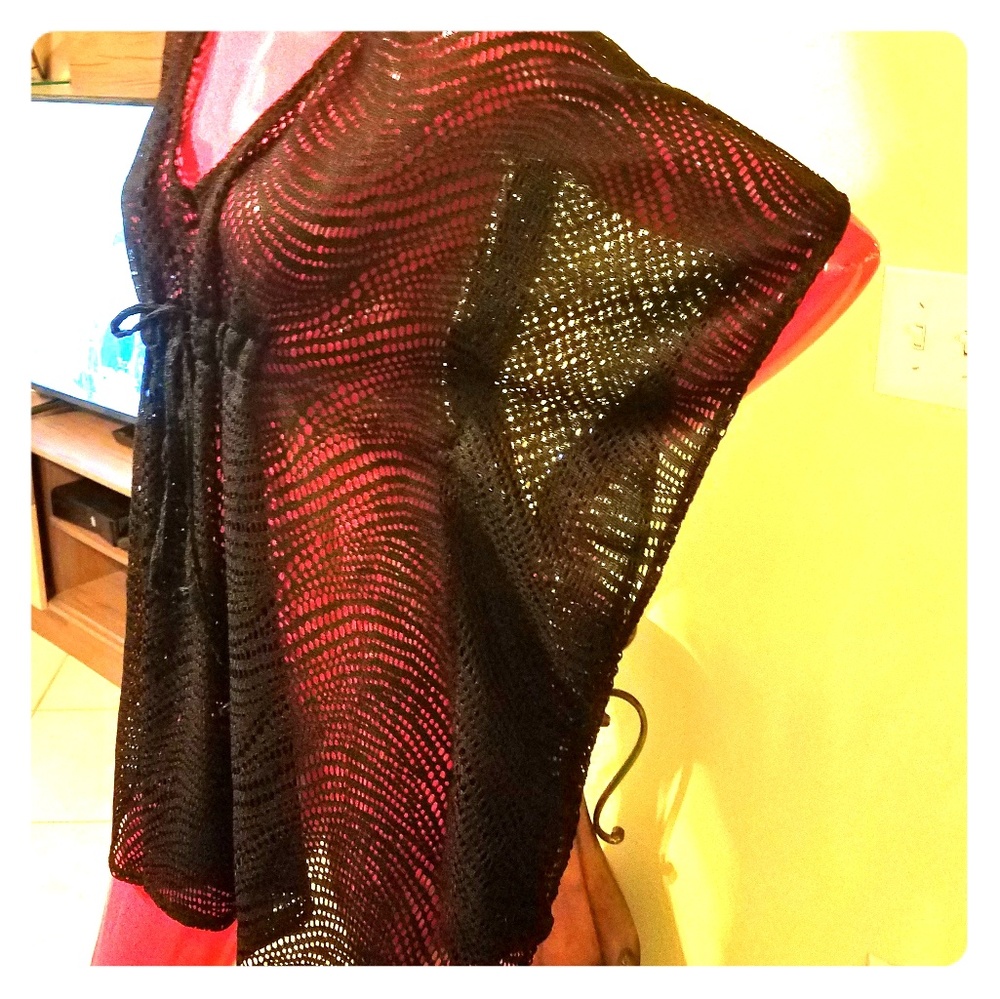 Black Mesh Cover ups